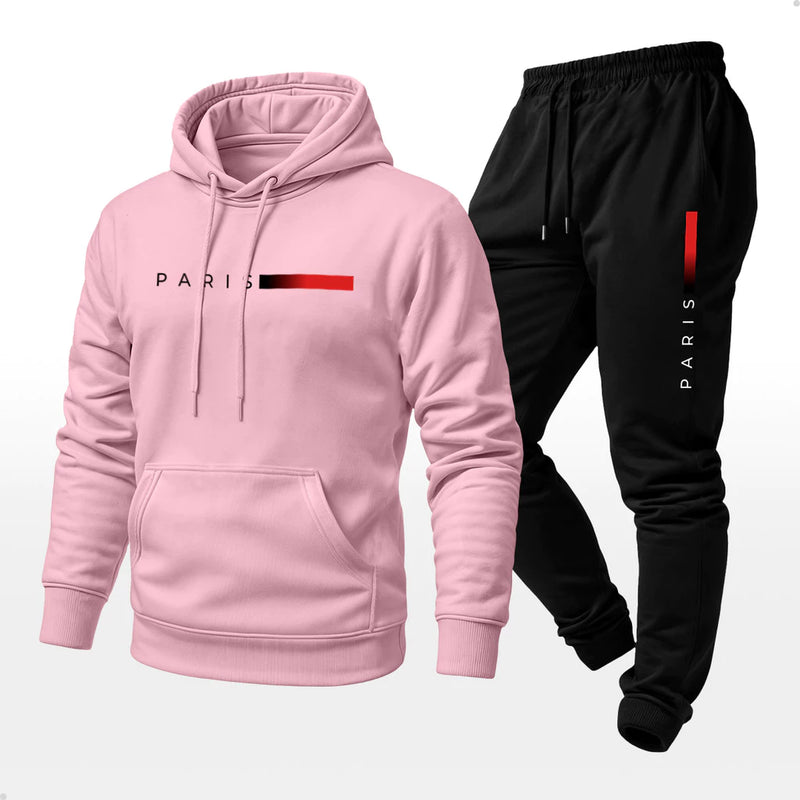 Conjunto Moletom  Paris Unissex Estampado